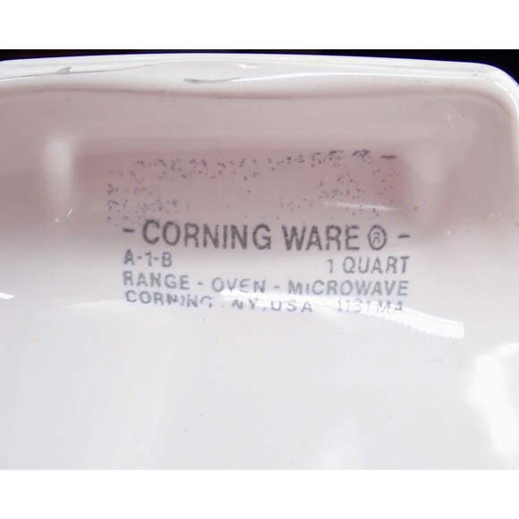 Corning Ware Casserole Dish 1 Quart Spice Of Life L’Echalote A-1-B w/ Pyrex Lid - Picture 4 of 12